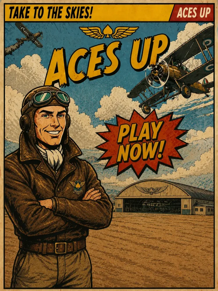 Aces Up — Classic solitaire. Only the aces survive.